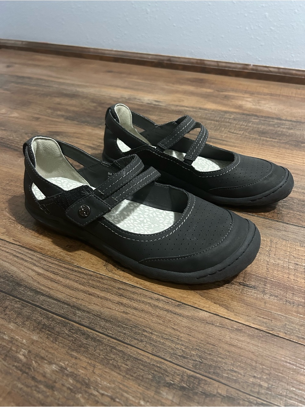JBU by Jambu Black Mary Jane Strap Casual Shoes Sz 8